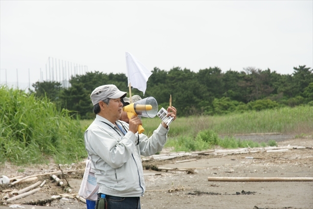 大森さんからひがたの生き物の説明をして頂きました