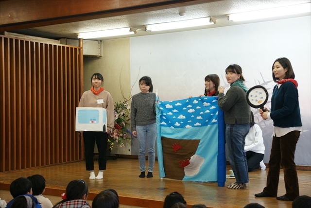 大学生のお姉さんたちが1年間の活動のふりかえりをまとめてくれました